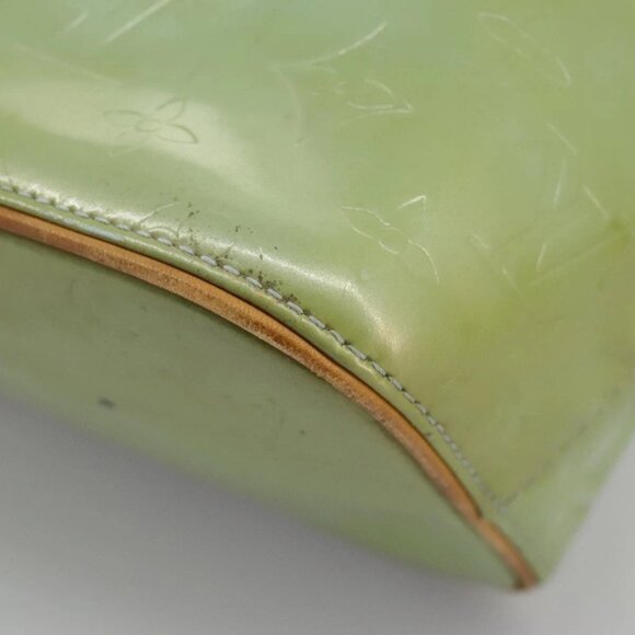 LOUIS VUITTON Monogram Vernis Houston Hand Bag Baby Blue M91005 LV Auth 98882 - Picture 3 of 16